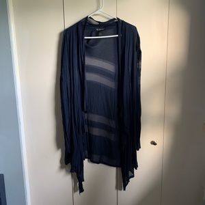 INC Blue Cardigan